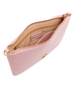 Кожаный клатч flat classic seta Pinko - розовый(100455 A0F1)