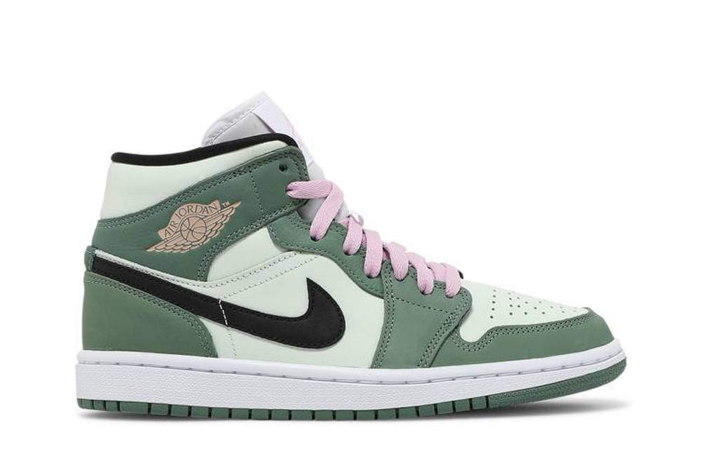 Кроссовки Jordan Air Jordan 1 Mid Se "Dutch Green" (Женская размерная сетка)