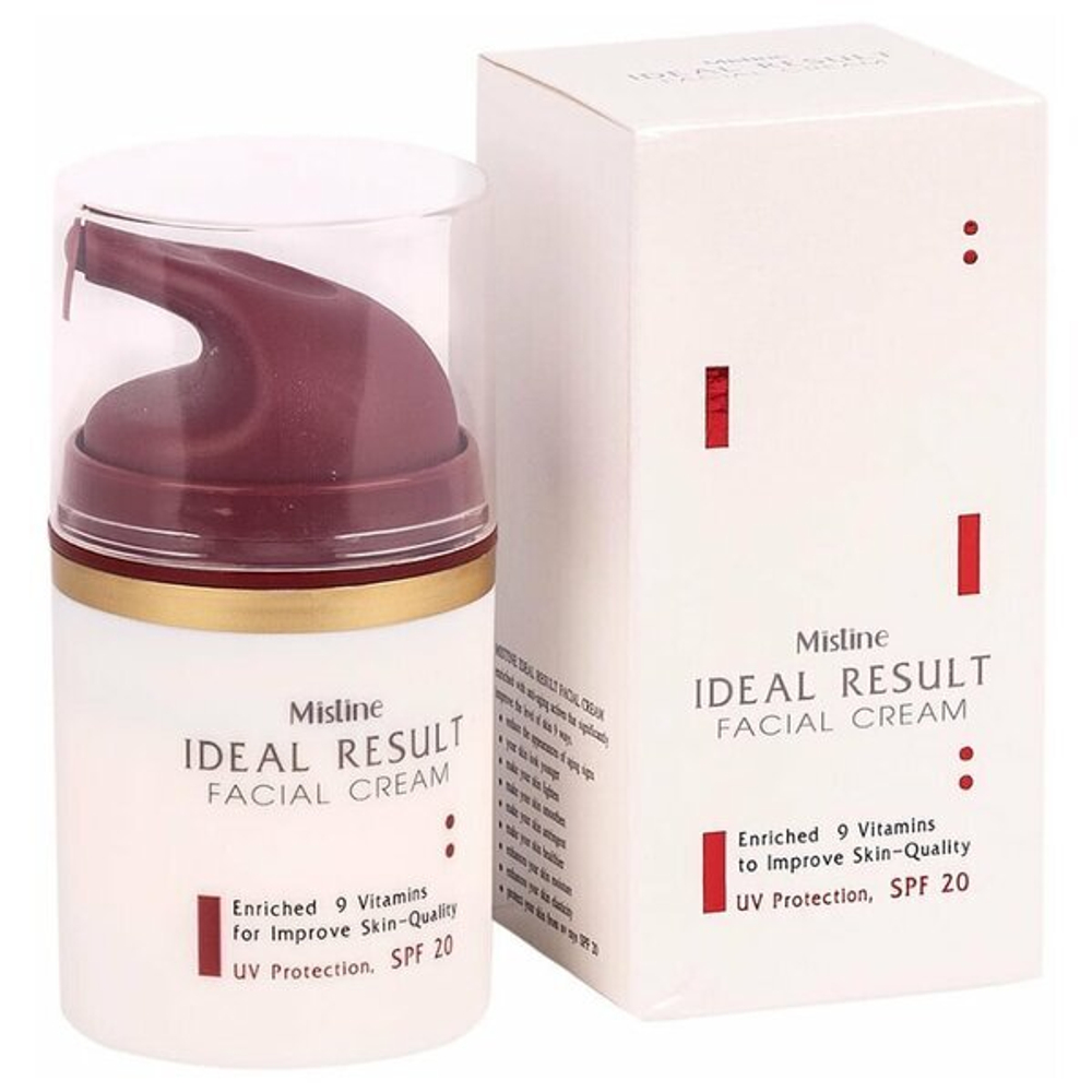 Крем для лица Mistine Ideal Result Facial Cream SPF20 9 витаминов антивозрастной 45 г