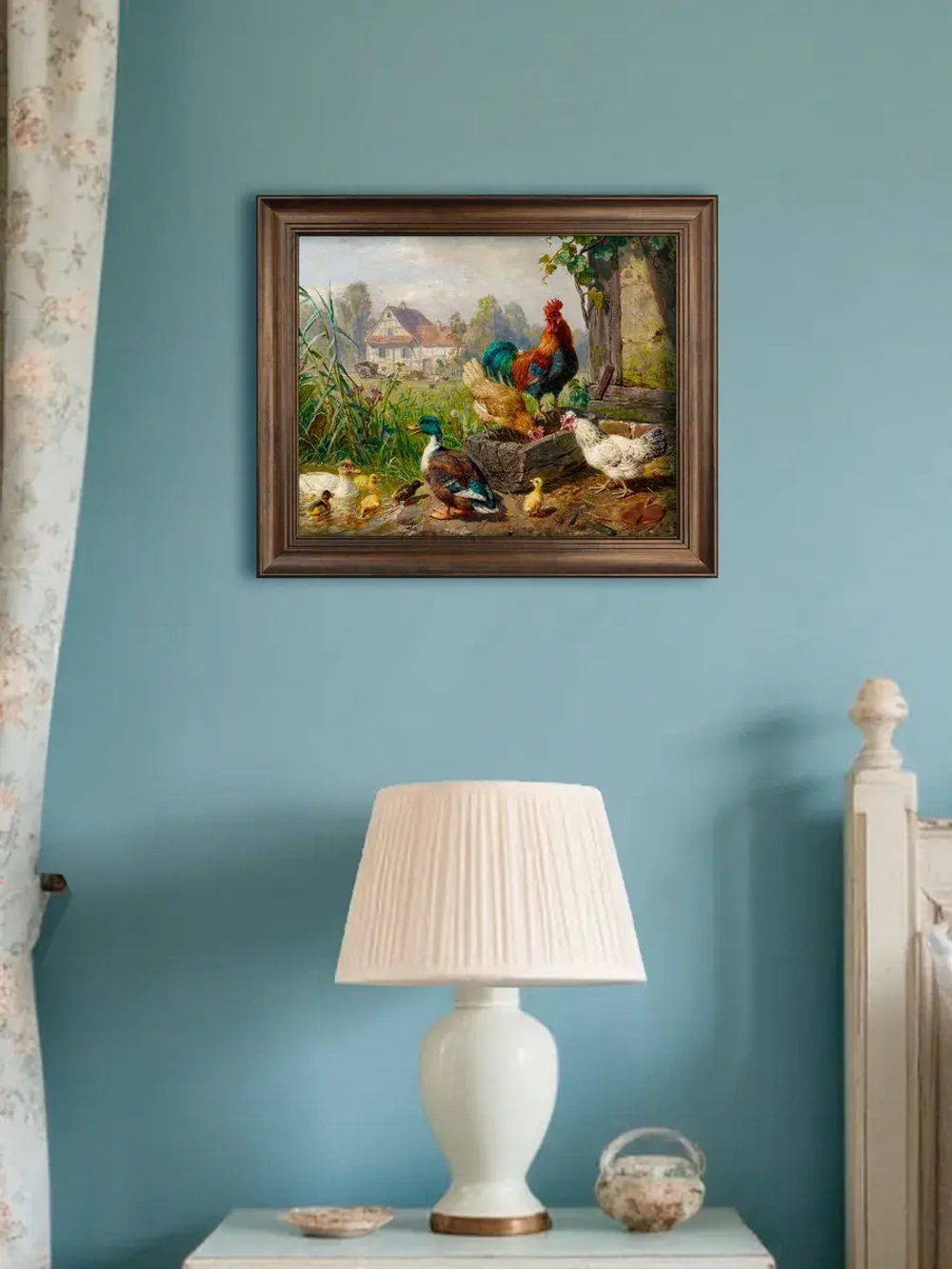 Картина интерьерная на холсте в раме 29*35 см