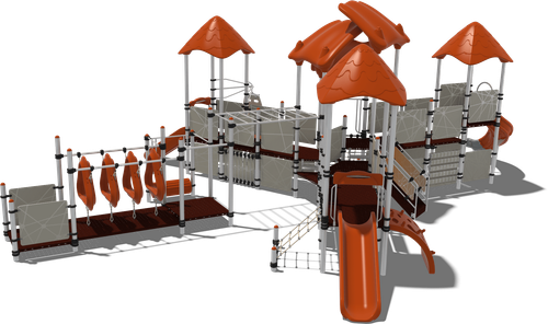 Детский городок Мальта (комплектация 2, паттерн Vector)