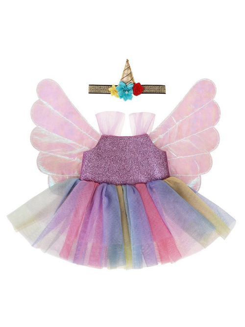 Одежда для кукол 38-43см Платье и повязка Фея