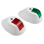 Навигационные огни светодиодные, пара, 12/24 В, 2,5 Вт, 91,5х59х33 мм, белый корпус (10269202)