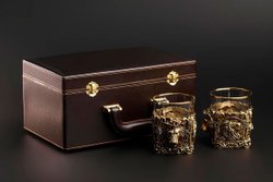 Набор стаканов для виски "Лев" 2 шт.