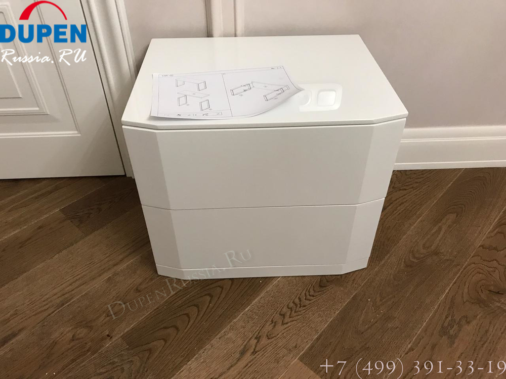 Тумба прикроватная DUPEN M-102 белая