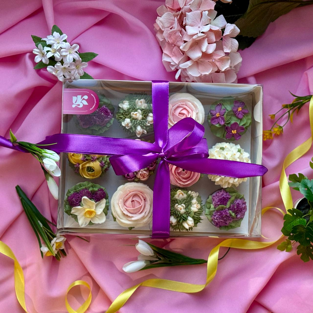 Шоколадные горшочки "Весенний сад"