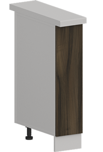 Кухня Модуль ШНБ 200 Белый / Орех Миланский