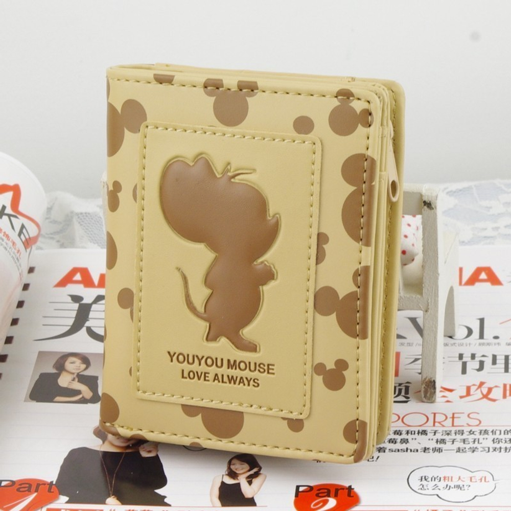 Кошелек детский с принтами мышонка