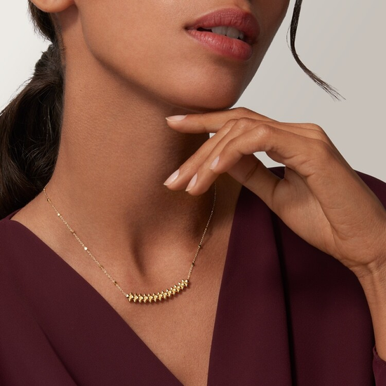 Cartier Clash de Cartier necklace small model в желтом золоте