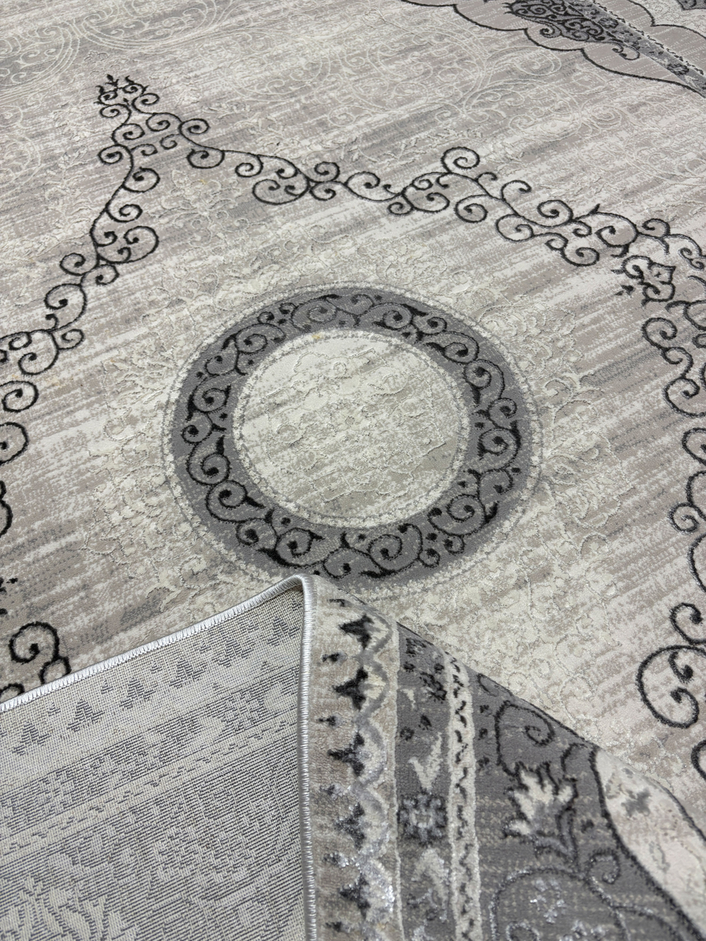Ковер Amatis Lux 36564A Grey/Grey Прямоугольник