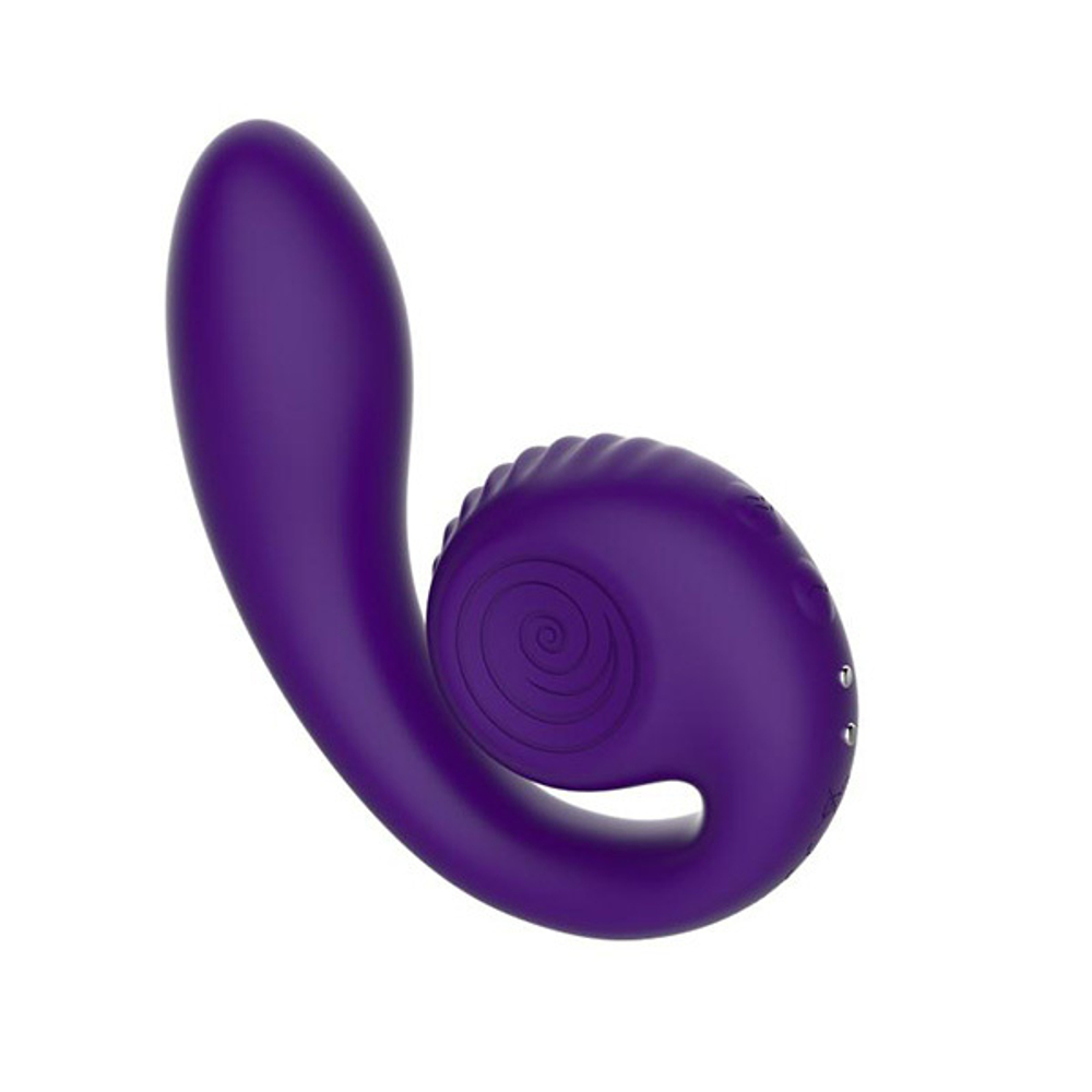 Фиолетовый вибромассажёр SVibe Gizi Snail Purple VG-P