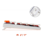 Беспроводная механическая ультратонкая клавиатура Keychron K3, 84 клавиши, без подсветки, Gateron Red Switch (K3-K1)