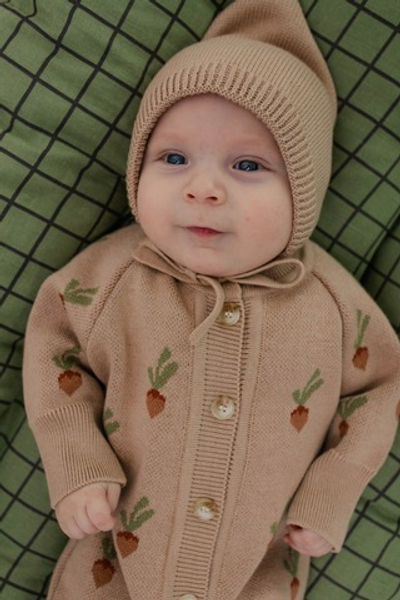 6197-55 Чепчик вязаный (бронза)