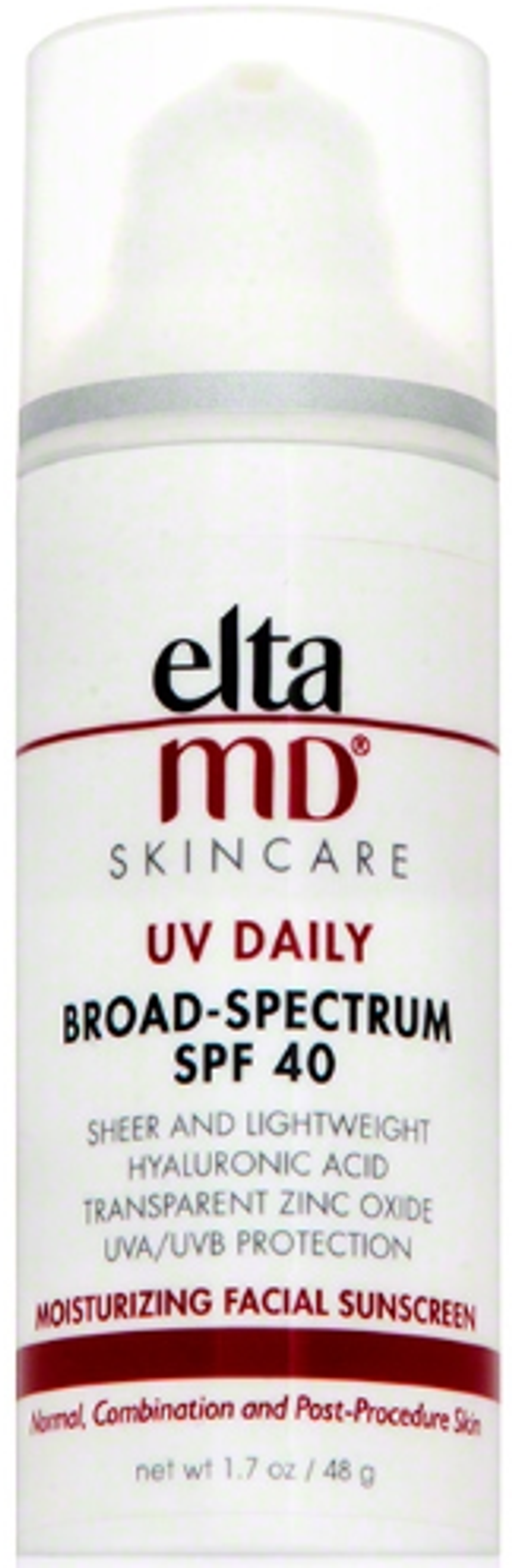 elta MD UV Daily Broad-Spectrum солнцезащитное средство для лица с оттенком SPF40 48г