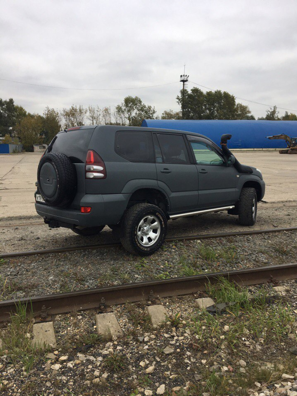 Покраска Раптором Toyota Prado 120