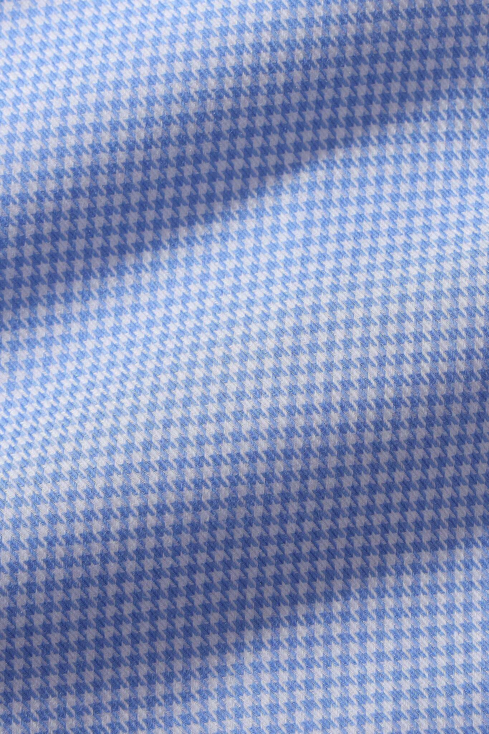 Сорочка мужская VESTER длинный рукав, голубая в микроклетку, хлопок лиоцелл 55641 09