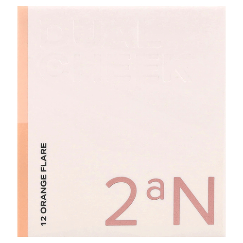 2aN, Dual Cheek, 12 апельсиновых хлопьев, 7,4 г