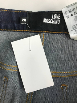 Джинсы Love Moschino стильные, маркировка 28, визуально на 46 размер