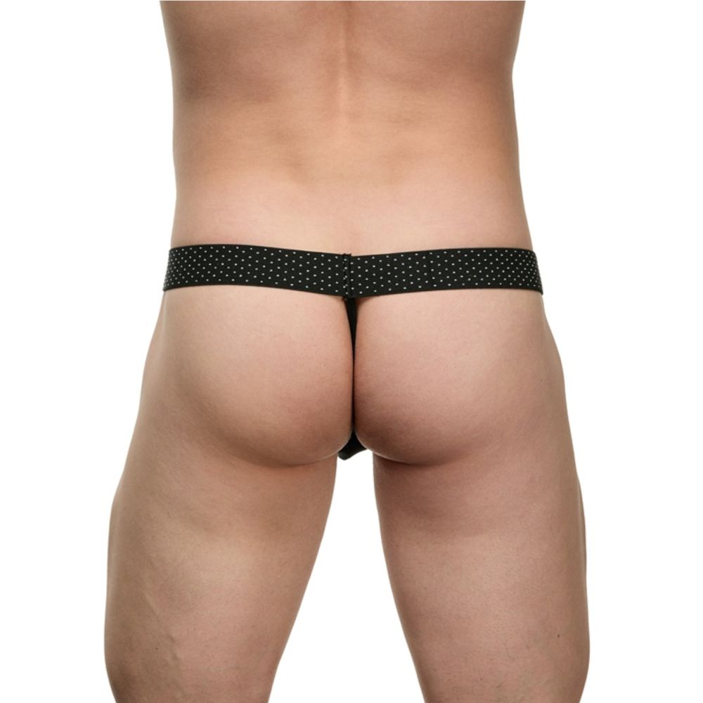 Мужские трусы стринги черные LaBlinque LB15754