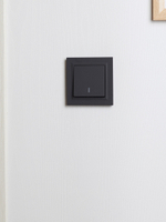 BRITE Рамка 1-местная IP44 РУ-1-БрГ-44 графит IEK