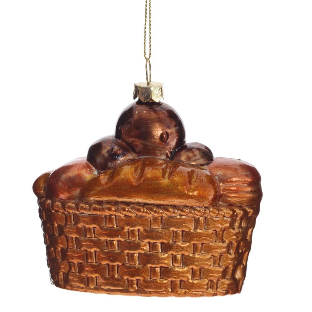 GAEM Украшение новогоднее "Корзинка", L10 W6,5 H9,5 см, 2в.