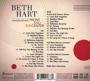 Beth Hart / Front And Center - Live From New York (CD+DVD)