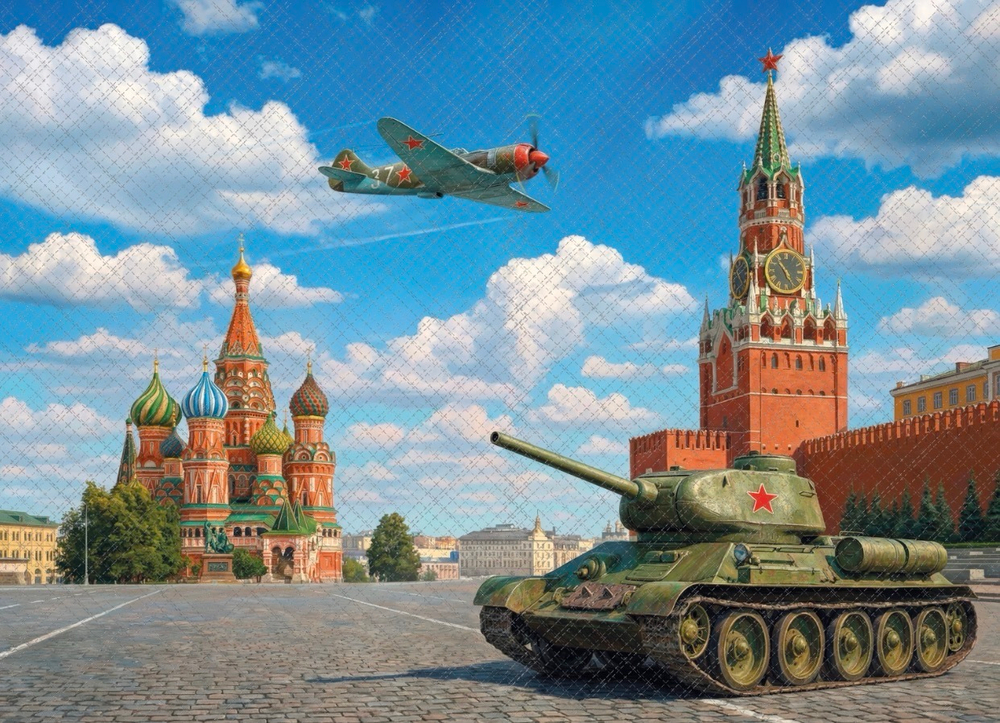 Красная Площадь №1 - фон неопреновый