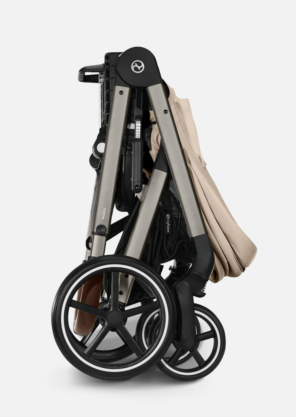 Cybex Детская коляска Balios S Lux BLK 2 в 1 цвет Almond Beige