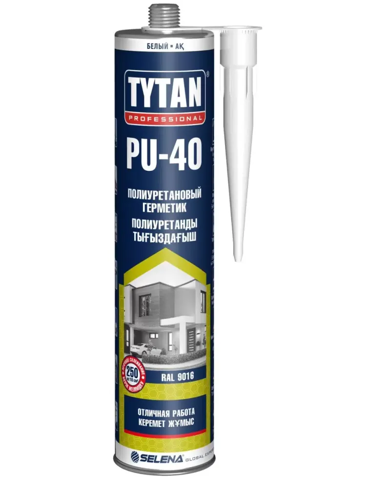 Герметик полиуретановый TYTAN PU 40 310 мл белый Герметик полиуретановый TYTAN PU 40 310 мл белый