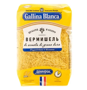 МАКАРОНЫ GALLINA BLANCA ВЕРМИШЕЛЬ 400ГР