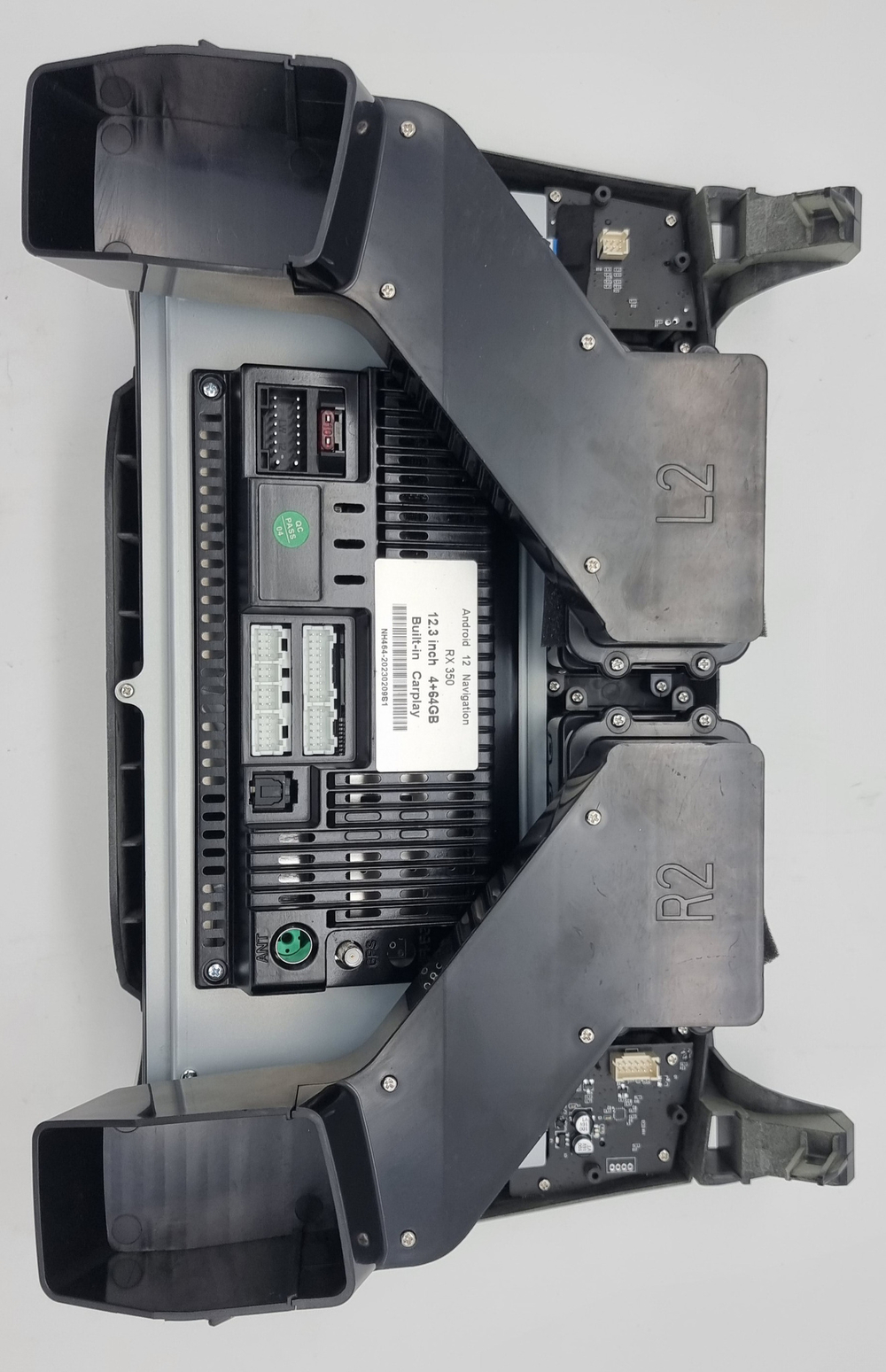 Магнитола Lexus RX 2003-2009, Toyota Harrier XU30 2003-2013 (цветной экран) - Carmedia KP-L1212 монитор 12.3" на Android 10, 4ГБ+64ГБ, 4G SIM-слот