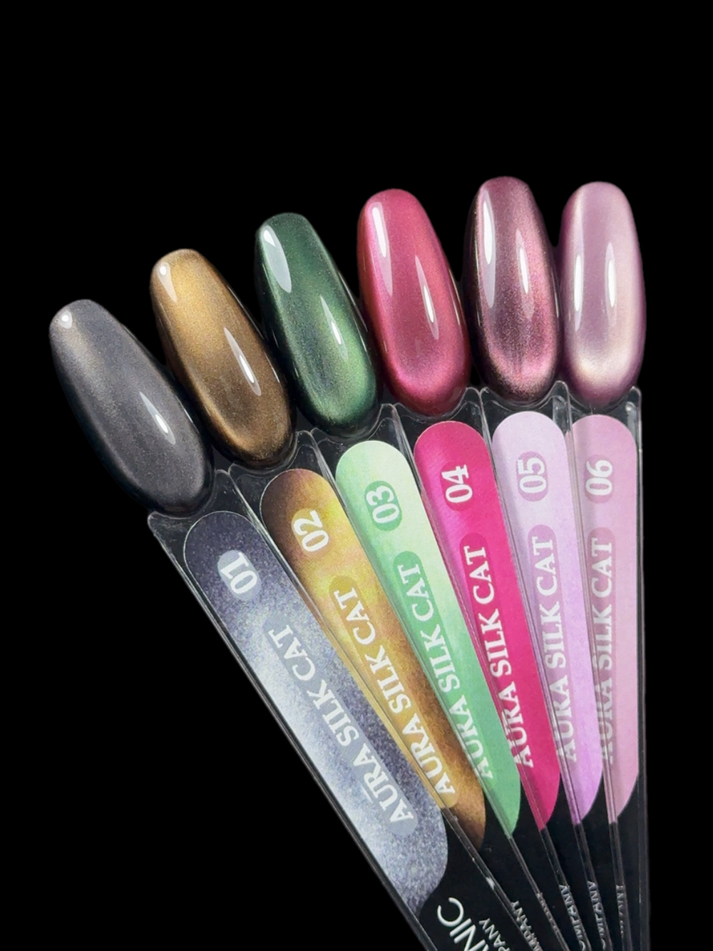 ENIGMANIC AURA Silk Cat Gel Polish with Cat's Eye Effect, 10 ml. #01