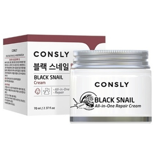 Крем для лица с муцином черной улитки CONSLY Black Snail Cream 70 мл