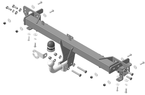 Фаркоп с эл-кой Smart для Chery Tiggo 8, 8Pro 2019 - н.в (оцинкованный шар) (90015)(паспорт и сертификат в комплекте) 99005-A.Motodor