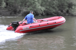 Лодка ПВХ GOLFSTREAM ПАТРИОТ MP 400 + 4х-тактный лодочный мотор NISSAN MARINE NMF 40 A ETL