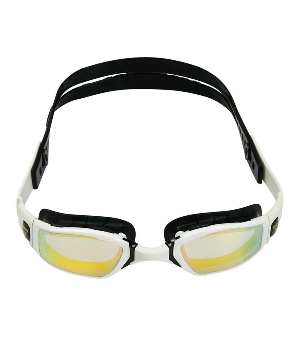 Очки для плавания Phelps Ninja Titanium золотые зеркальные линзы