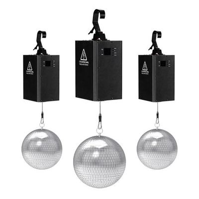 Kinetic Glass Ball Lights — кинетический зеркальный шар 15–35 см с одной лебёдкой DMX