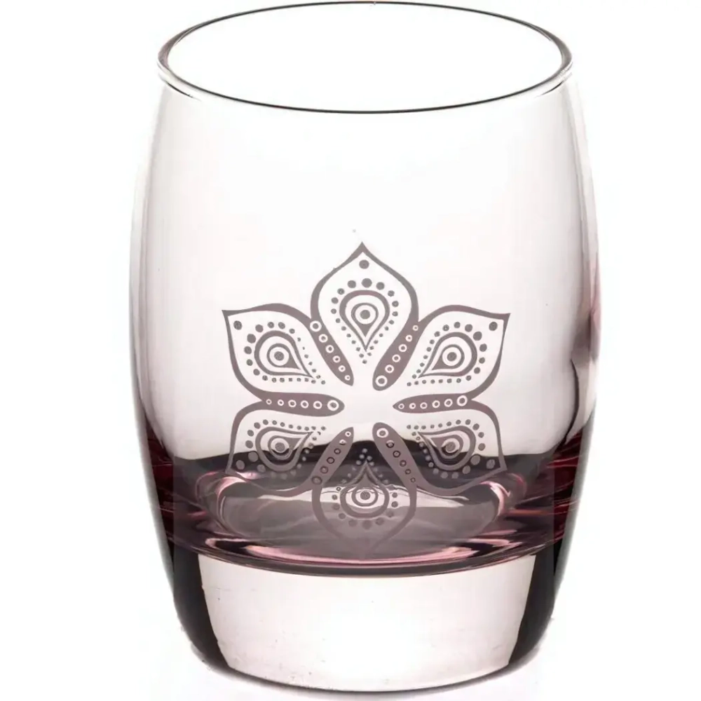 Стакан 350мл «Бохо» (розовый) (рис.28772) 420064SLBD22