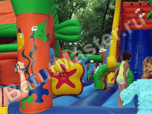 Коммерческий надувной батут "Оазис"