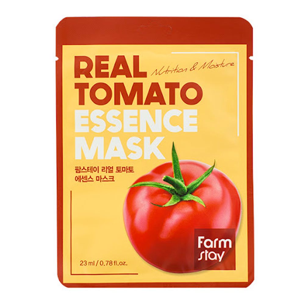 Тканевая маска с экстрактом томата FARMSTAY Real Tomato Essence Mask