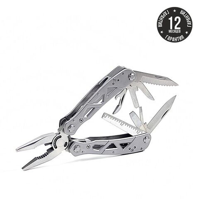 Мультитул Ganzo G112 (22 в 1) серый