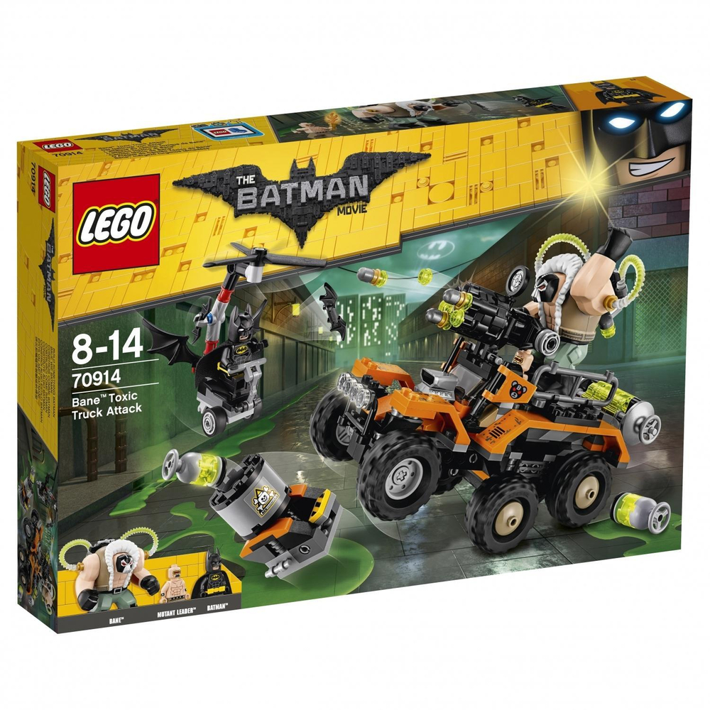 LEGO Batman Movie: Химическая атака Бэйна 70914 — Bane Toxic Truck Attack — Лего Бэтмен Муви