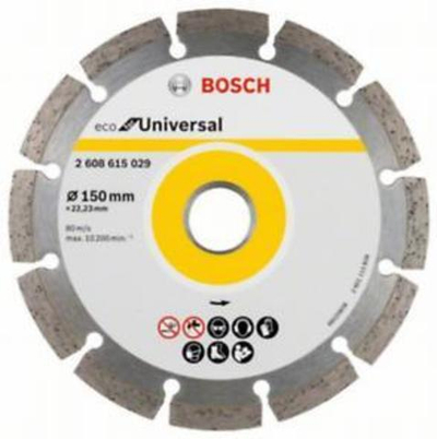Круг алмазный 150-22,23 мм BOSCH ECO Universal 2608615029