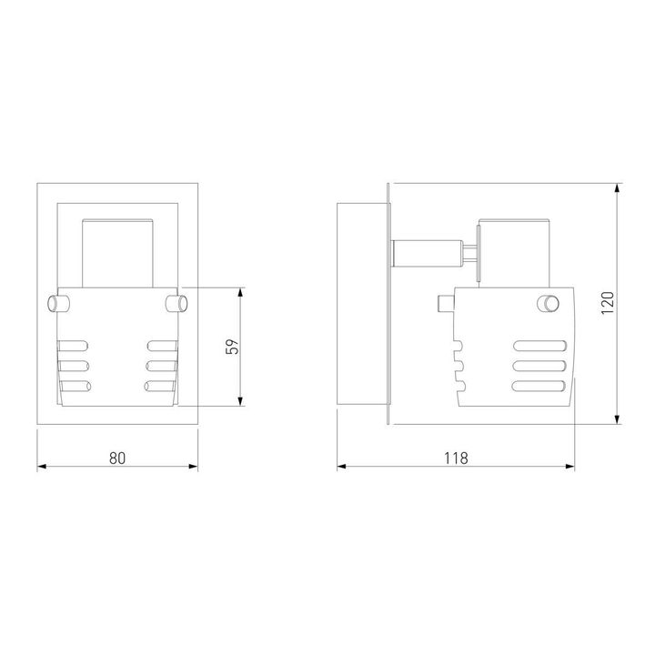Спот Eurosvet 23463/1 хром/античная бронза