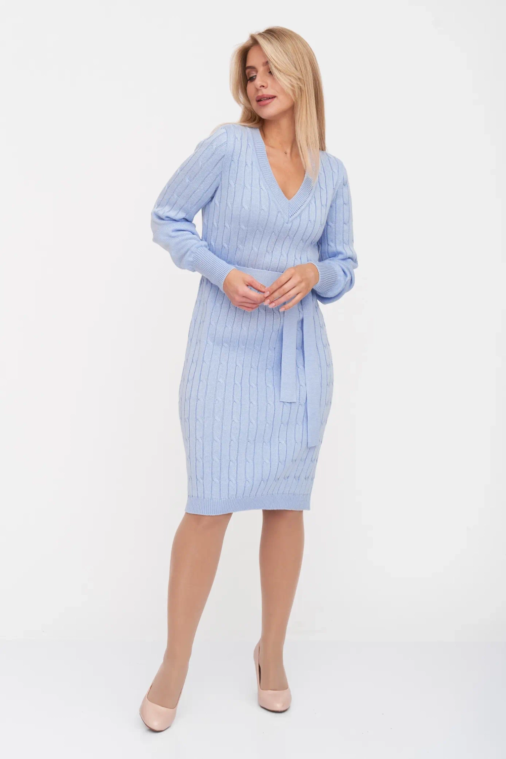 Платье М 2991/голубой