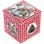 Банка жестяная 9*9*9см «Гномики»