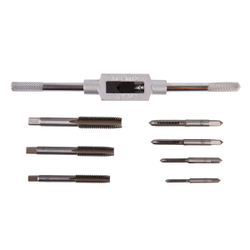 WDK-TS0312 Набор метчиков М3-М12, 8 предметов, метрическая резьба