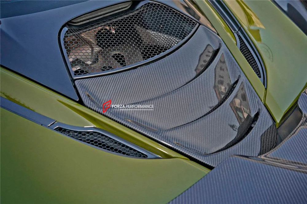 Карбоновая крышка двигателя на замену для McLaren 720S Coupe 2017-2023 МакЛарен тюнинг