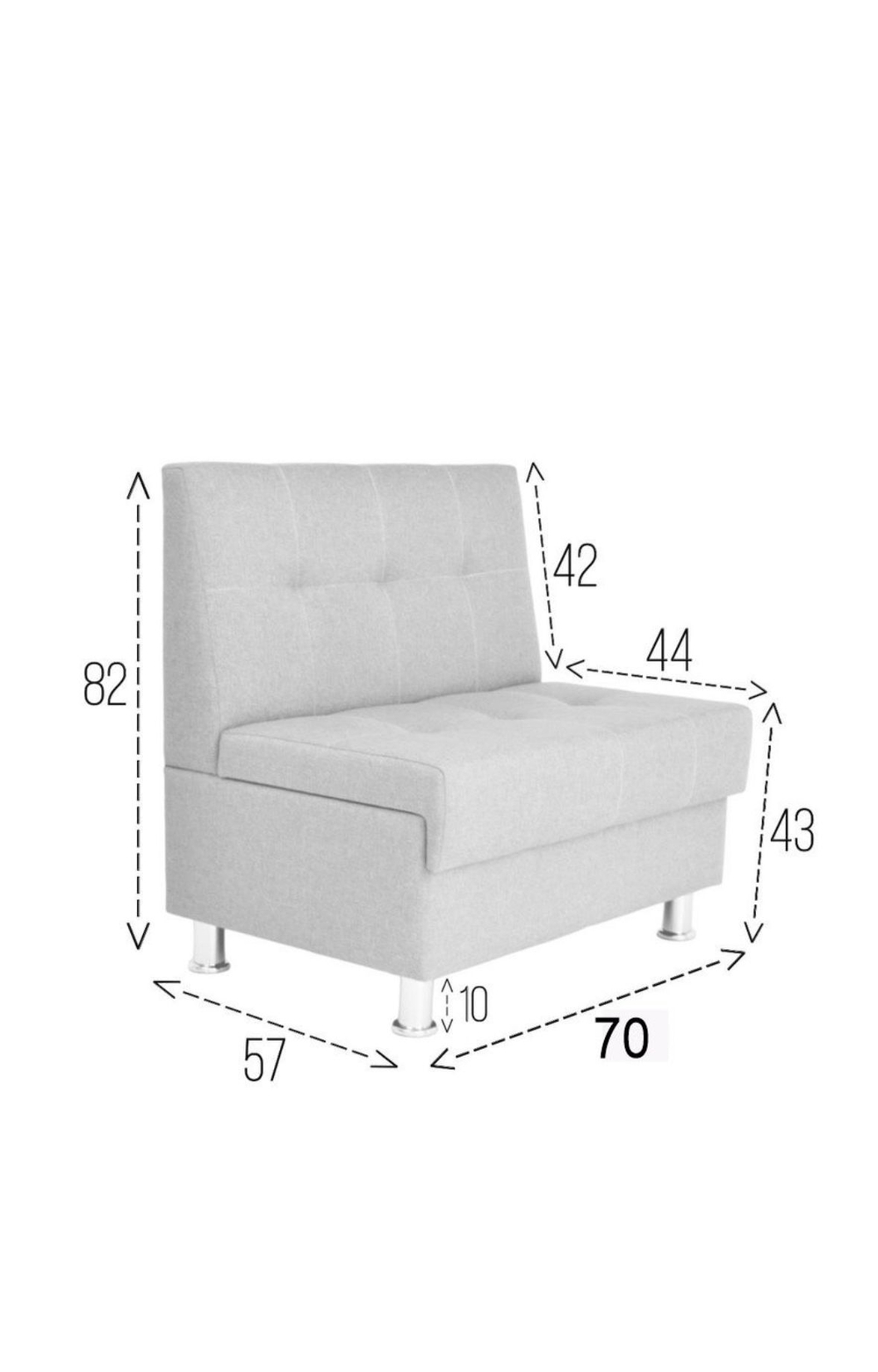 Стильный компактный диван Фабрики ОНИКС из практичного и износостойкого материала с оригинальным дизайном, вместительным ящиком для хранения, мягким наполнителем для дома, дачи и офиса