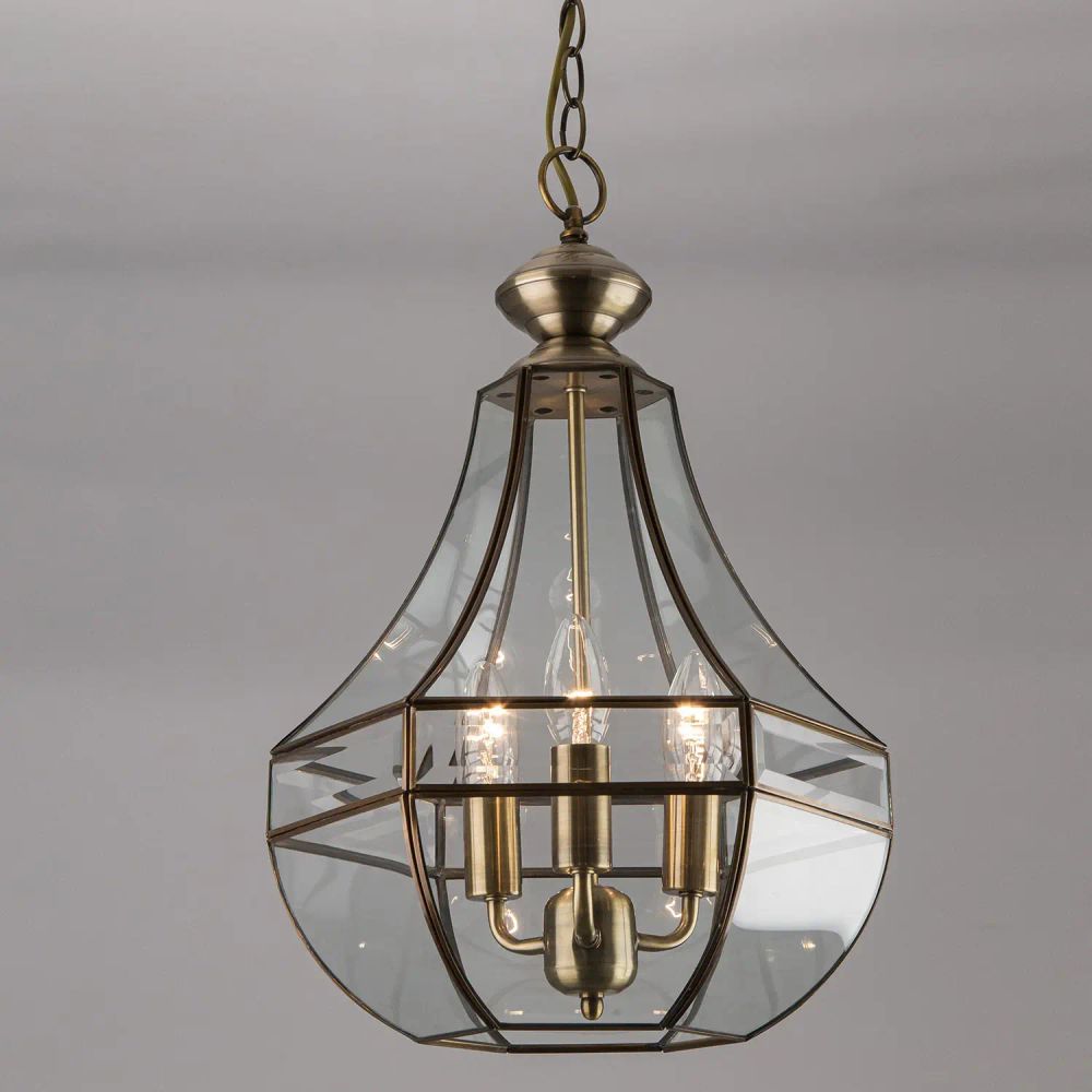 Citilux Гера-1 CL444130 Люстра подвесная витражная Бронза